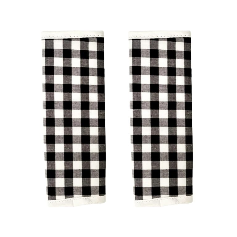 Protector arnés Vichy negro - Imagen 1