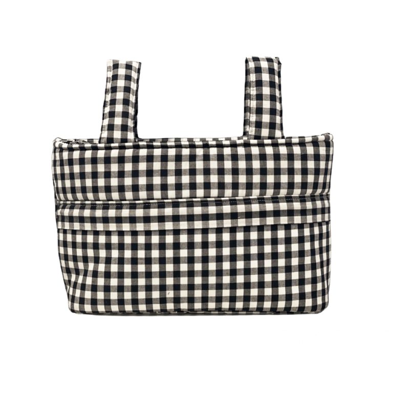 Bolsa mini vichy negro - Imagen 1