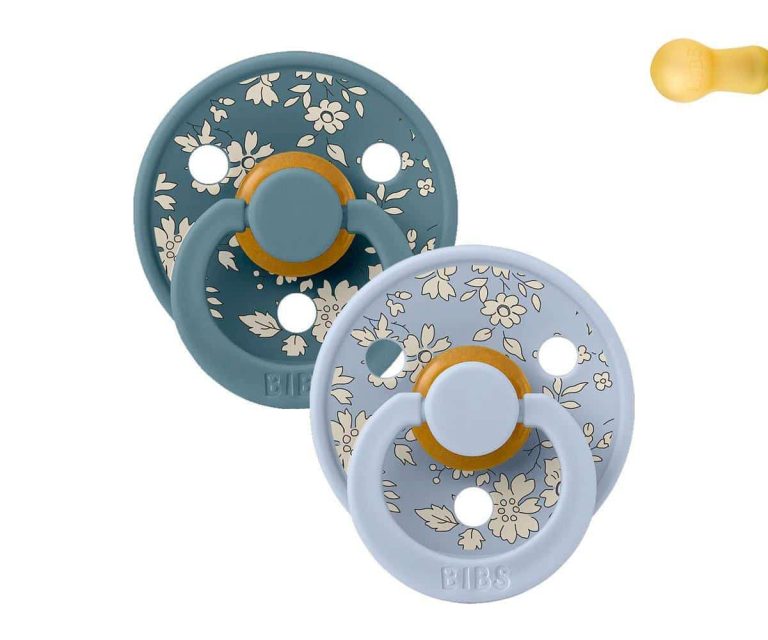 5666761678177025-lg Chupetes BIBS Colour Round Liberty Capel Dusty Blue Mix - Imagen 1