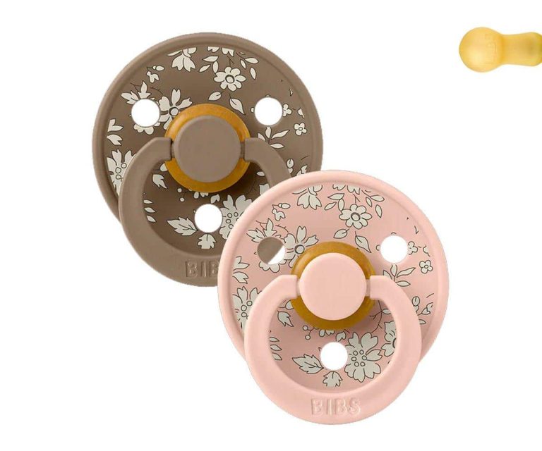 Chupetes BIBS Colour Round Liberty Capel Blush Mix - Imagen 1