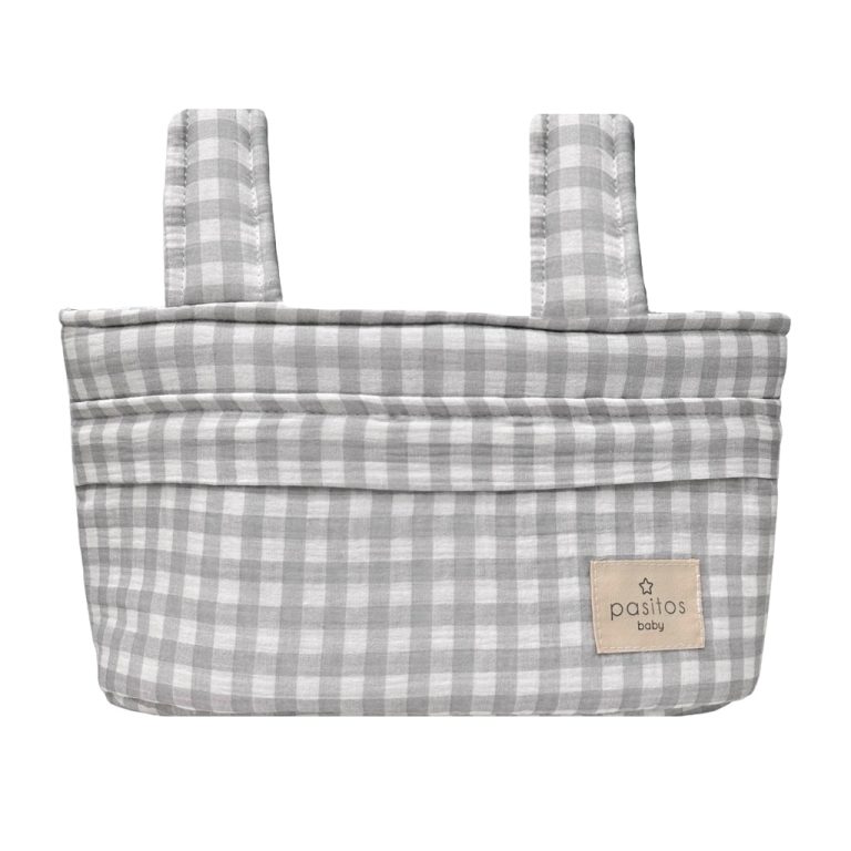 mini-vichy-gris Bolsa mini Vichy gris - Imagen 1