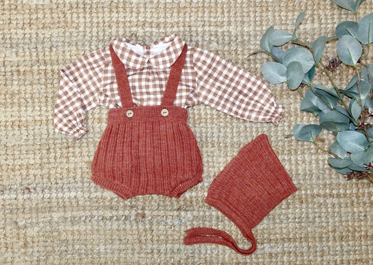 Blusa vichy teja - Imagen 2