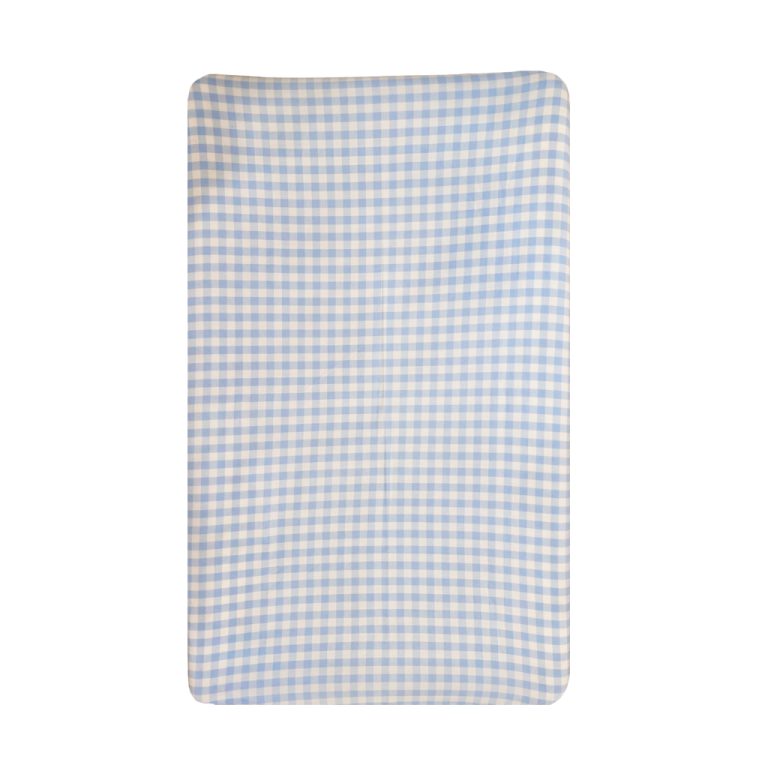 Funda cambiador Vichy celeste - Imagen 1