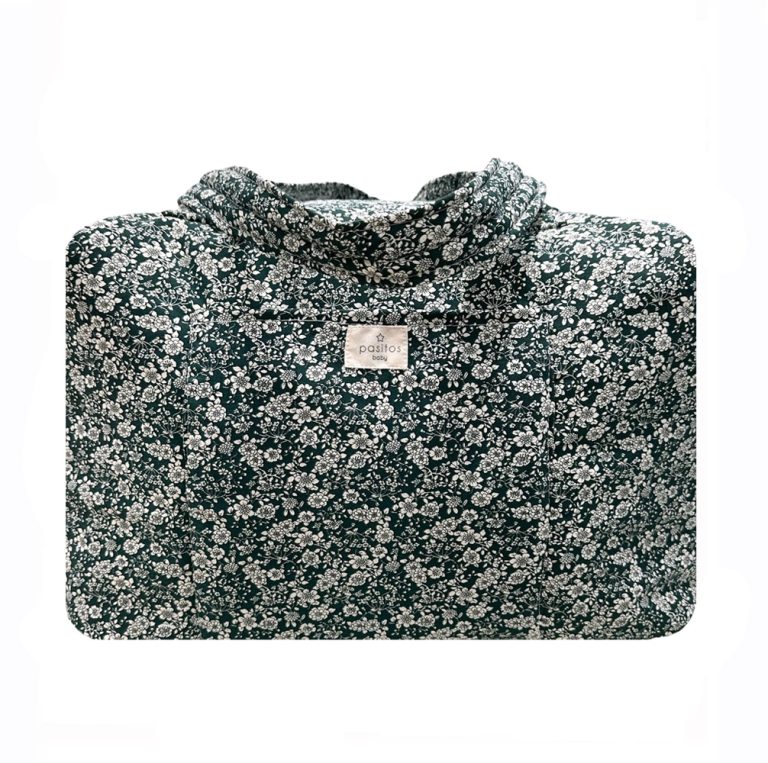 Bolsa maternidad Liberty verde - Imagen 1