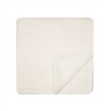 Manta borreguito bambula crudo