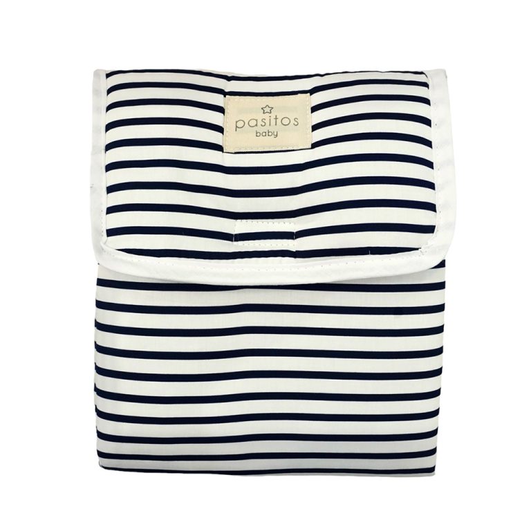 Cambiador Paseo Rayas Azul Marino - Imagen 1