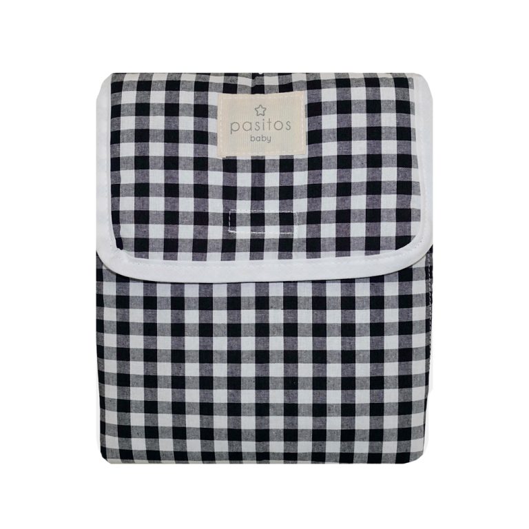 Cambiador paseo vichy negro - Imagen 1