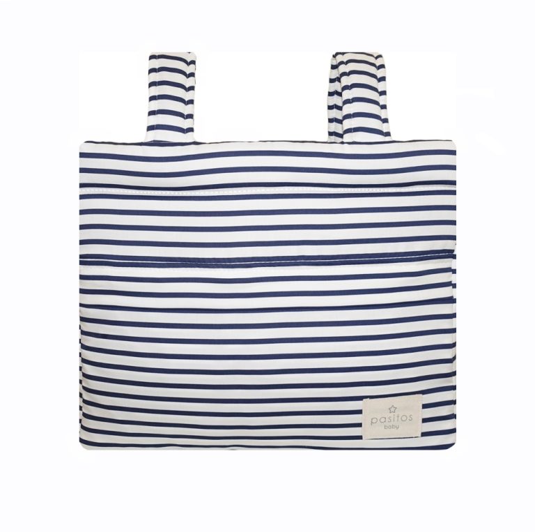 Bolsa panera rayas marino - Imagen 1