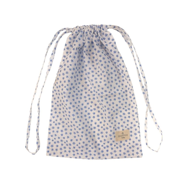 Bolsa Muda grande Florecilla azul - Imagen 1