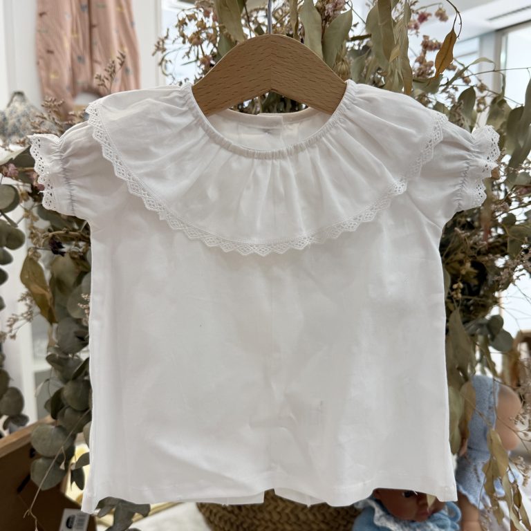 Blusa blanca Ana - Imagen 1