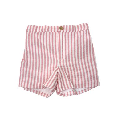 Short rayas rosa