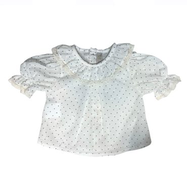 Blusa motitas Porcelana