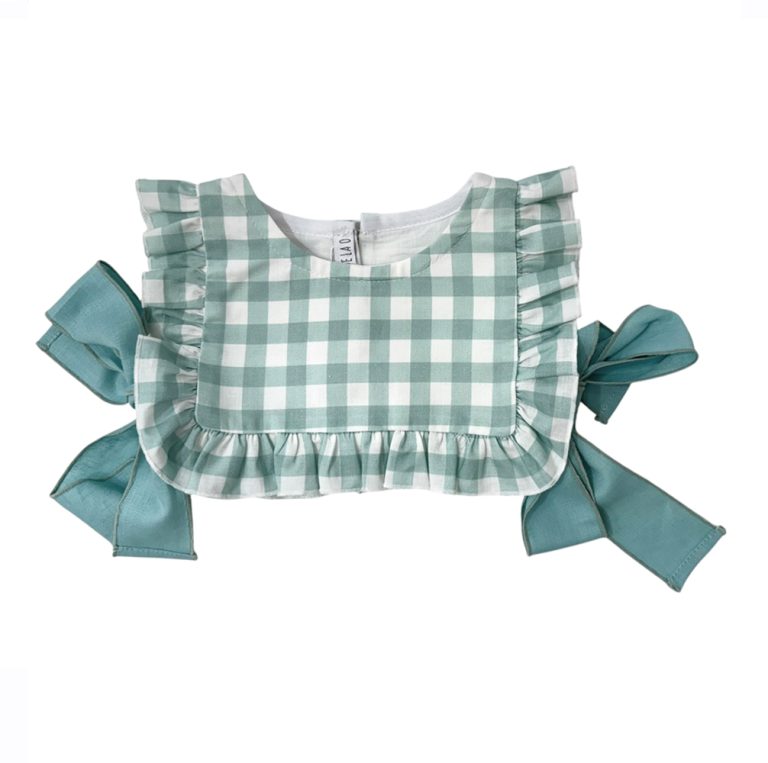 Baberola vichy menta - Imagen 1