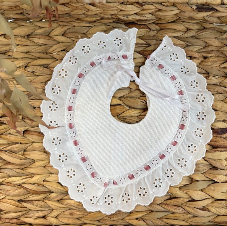 Babero pico Marisa rosa nude - Imagen 1