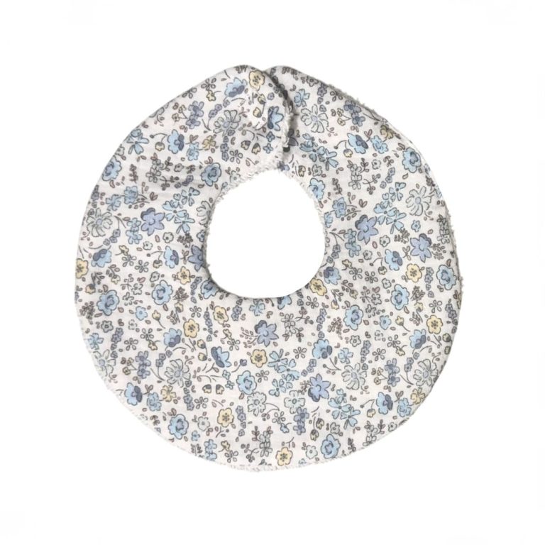 Babero Flores celestes - Imagen 1