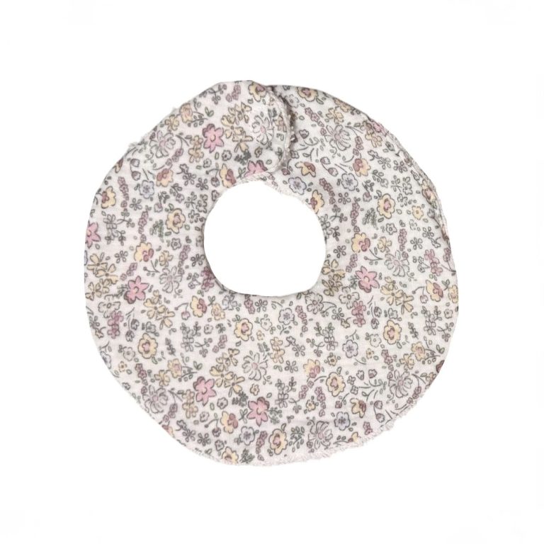 Babero Flores rosas - Imagen 1