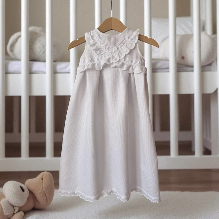 Faldón Maria blanco - Imagen 1