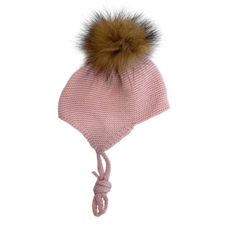 Gorro aviador rosa Pequeña - Imagen 1