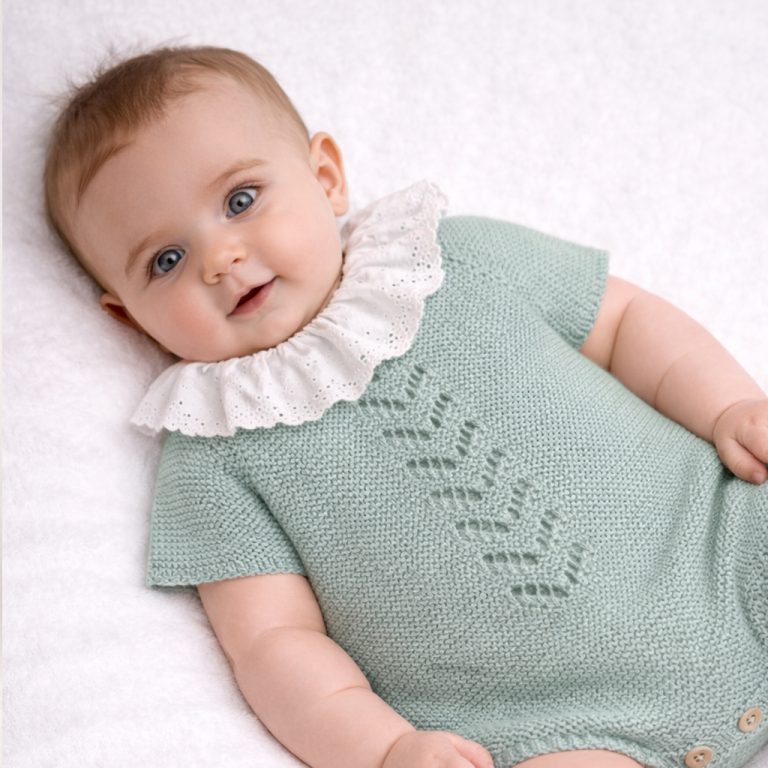 Pelele Espiga mint - Imagen 1