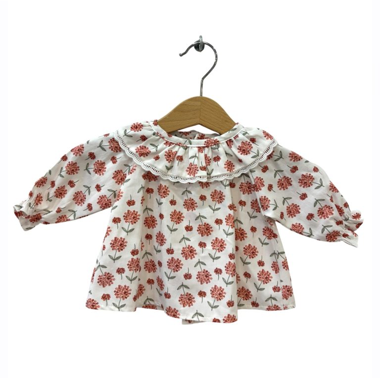 Blusa corto hortensias - Imagen 1