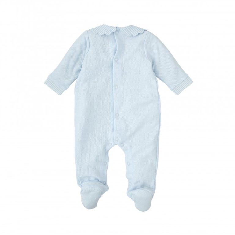 Pijama abertura trasera celeste - Imagen 2