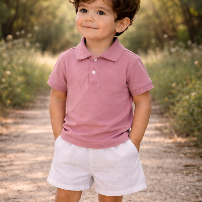 Short pique Blanco - Imagen 1
