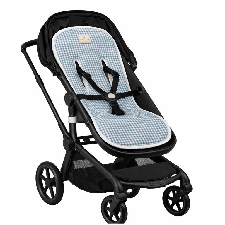 Colchoneta Vichy azul - Imagen 1