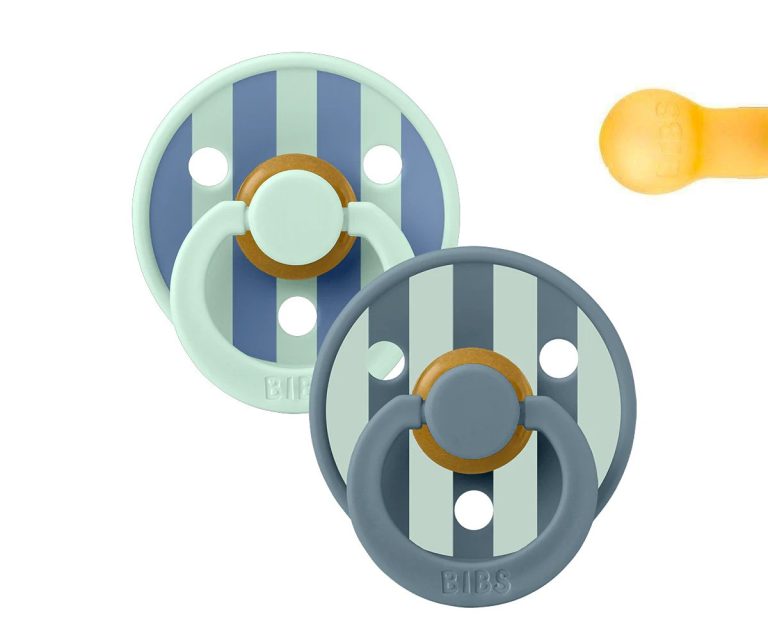 638590-1200x1000 2 Chupetes BIBS Studio Colour Round Block Nordic Mint Petrol Mix - Imagen 1
