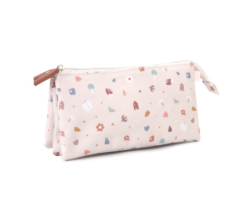 Estuche 3 Compartimentos Geometric Nature Personalizable - Imagen 1