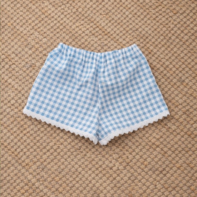 Short vichy azul - Imagen 1