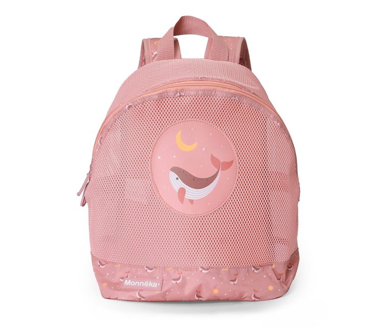 Mochila Infantil Antiarena Whale Pink - Imagen 1