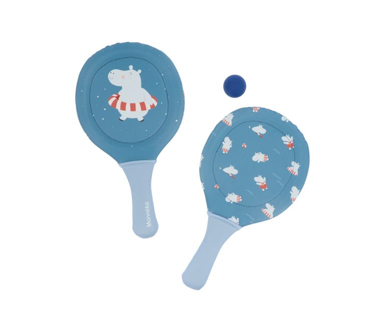 Palas de Playa Neopreno Hippos con Pelota - Imagen 1