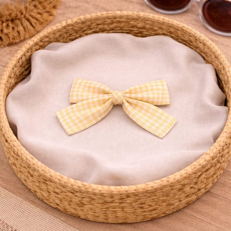 Lazo Vichy amarillo - Imagen 1