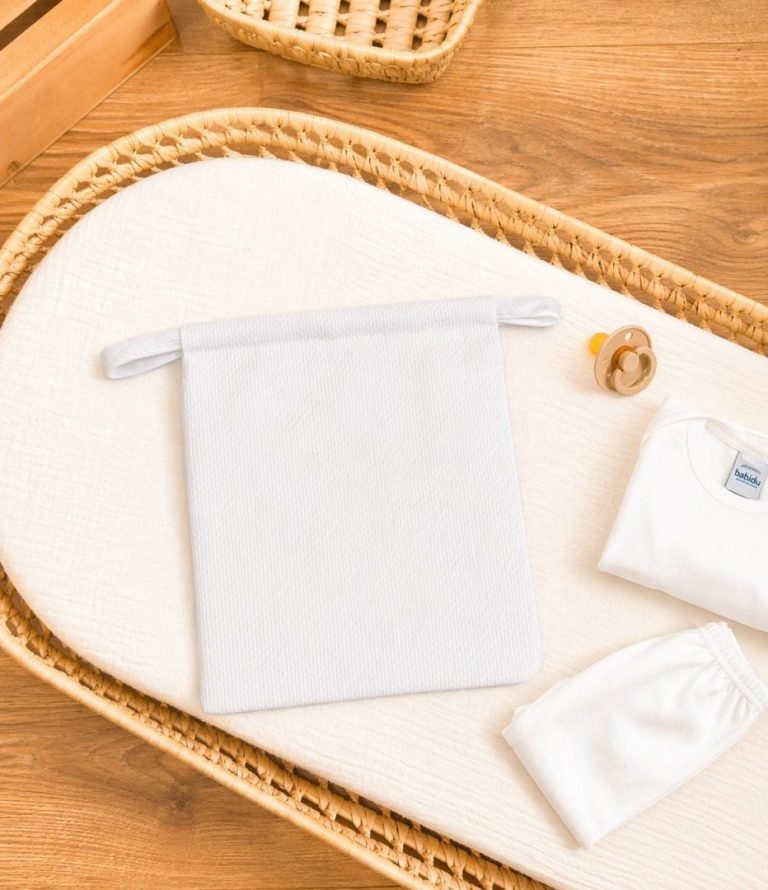 Bolsa muda pequeña Pique Blanca - Imagen 1