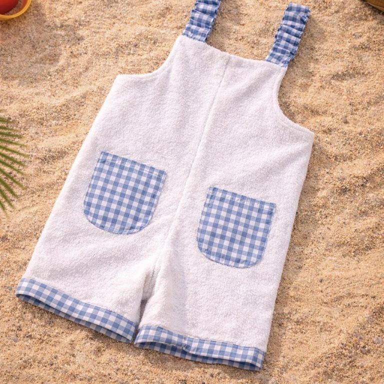 Peto rizo Vichy azul - Imagen 1