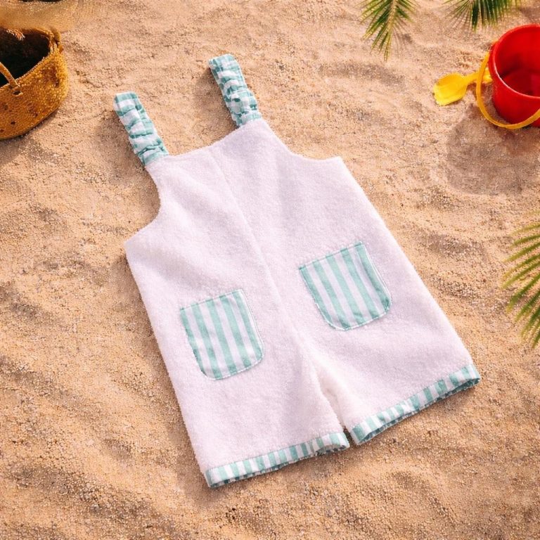 Peto rizo Rayas menta - Imagen 1