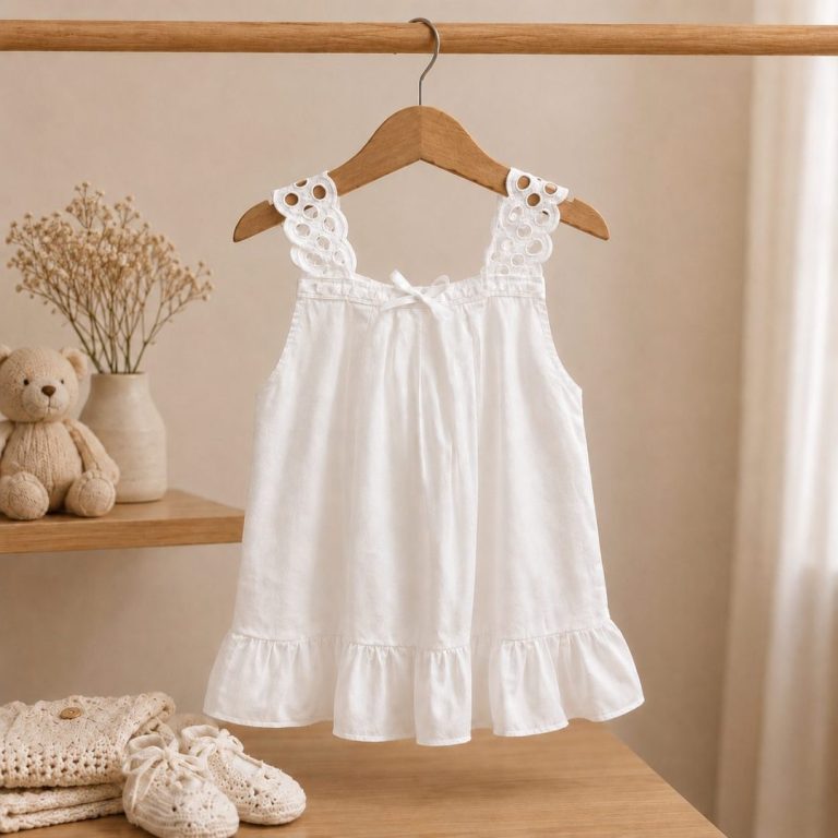Camisón bodoques blanco - Imagen 1