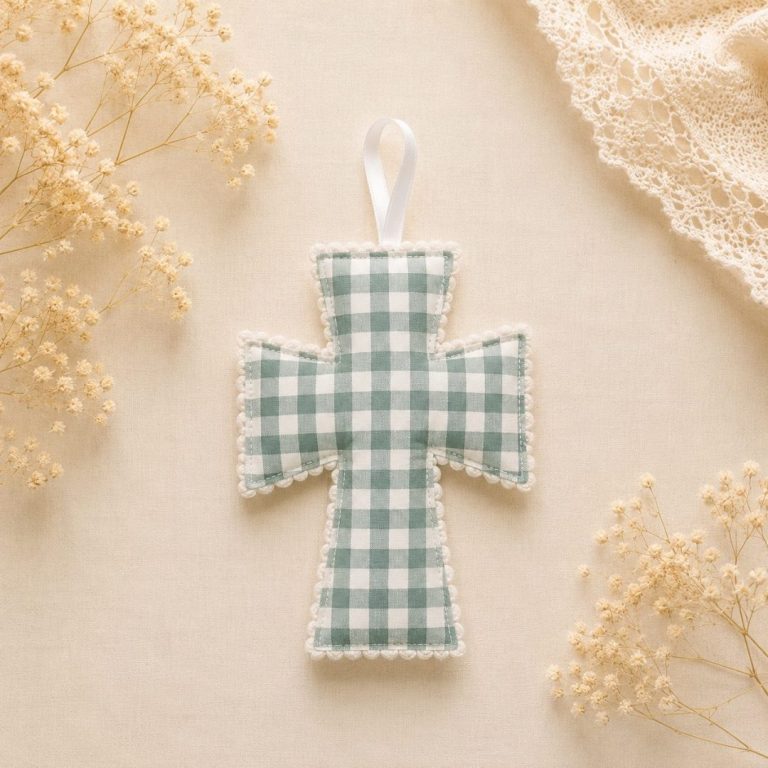 Cruz Grande Vichy Mint - Imagen 1