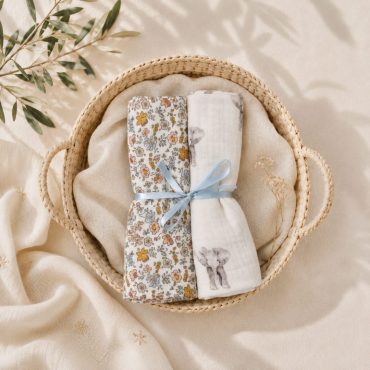 Pack gasitas Florecillas beige/Elephant