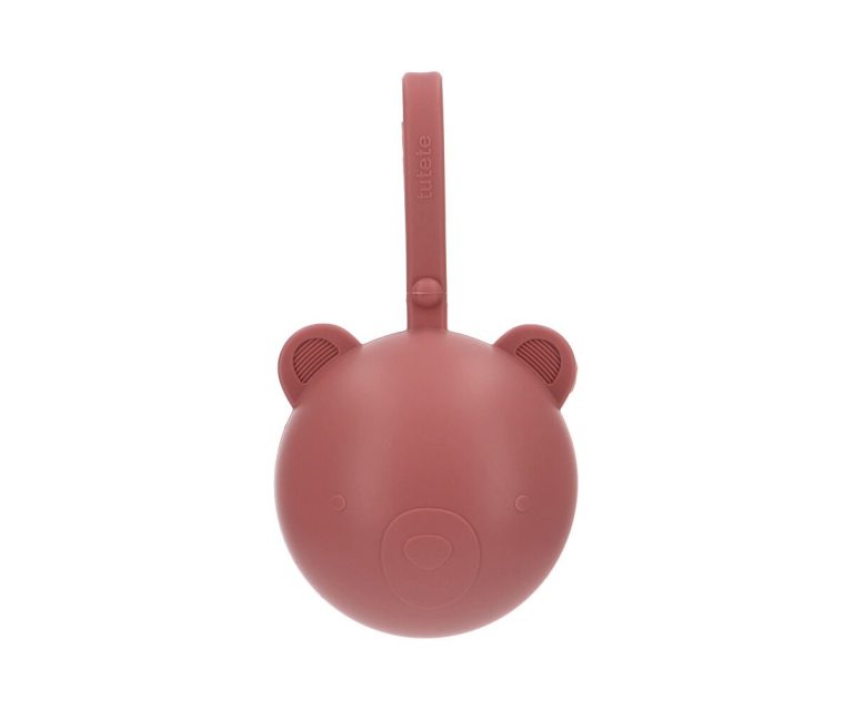 Portachupetes Silicona Bear Brick Dust - Imagen 1