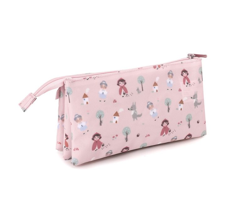 Estuche 3 Compartimentos Little Red Personalizable - Imagen 1