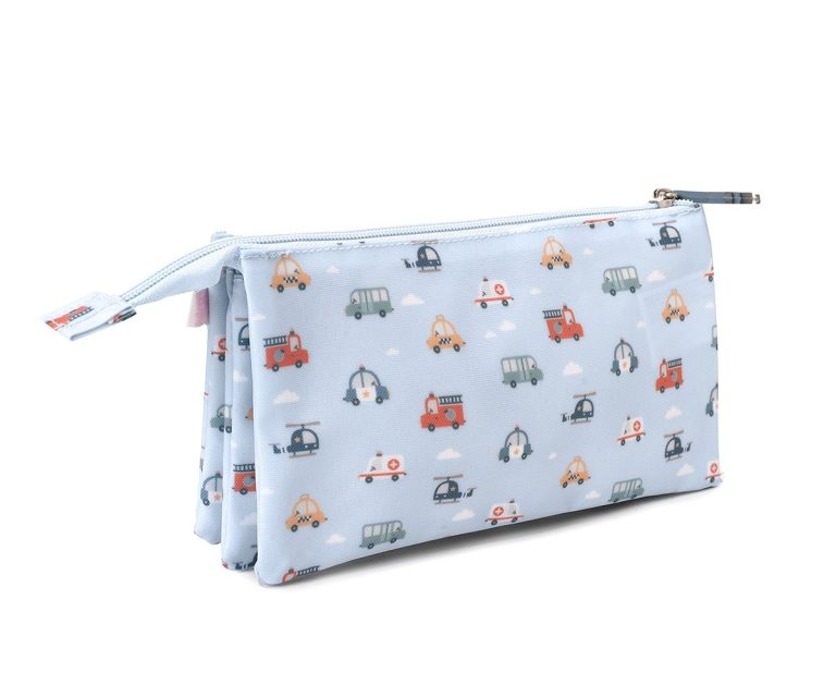 Estuche 3 Compartimentos City Cars Personalizable - Imagen 1