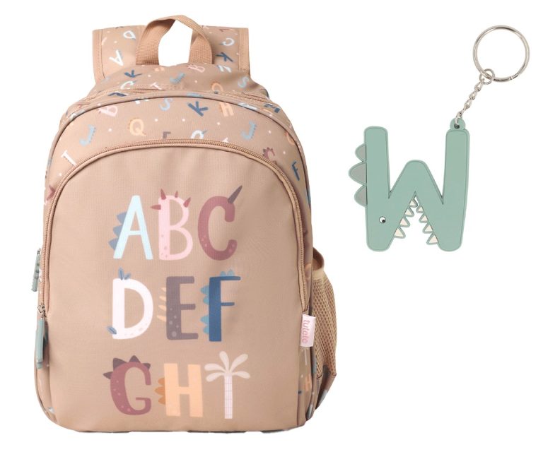 Mochila Mediana Funny Letters + Llavero - Imagen 1