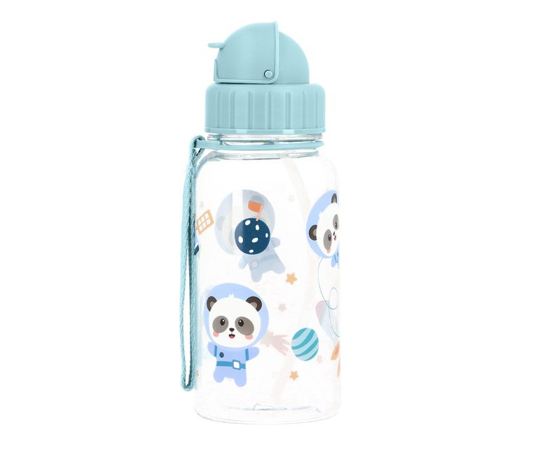 Botella Plástico Pandas in Space 500ml - Imagen 1