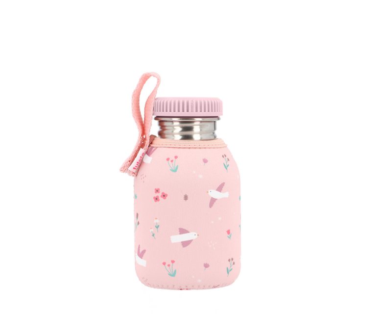 Botella Acero con Funda Blossom Birds 350ml - Imagen 1