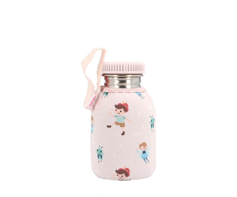 Botella Acero con Funda The Wooden Boy 350ml - Imagen 1