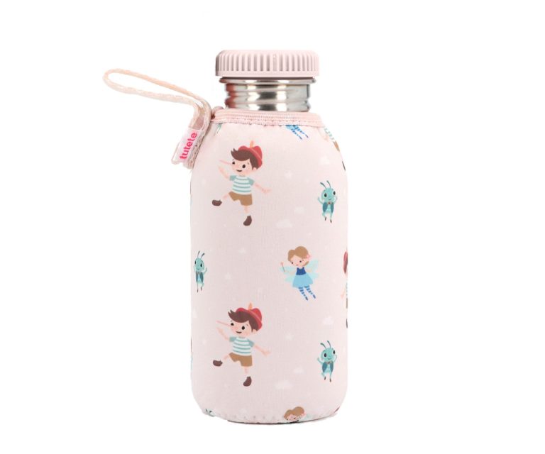 Botella Acero con Funda The Wooden Boy 500ml - Imagen 1