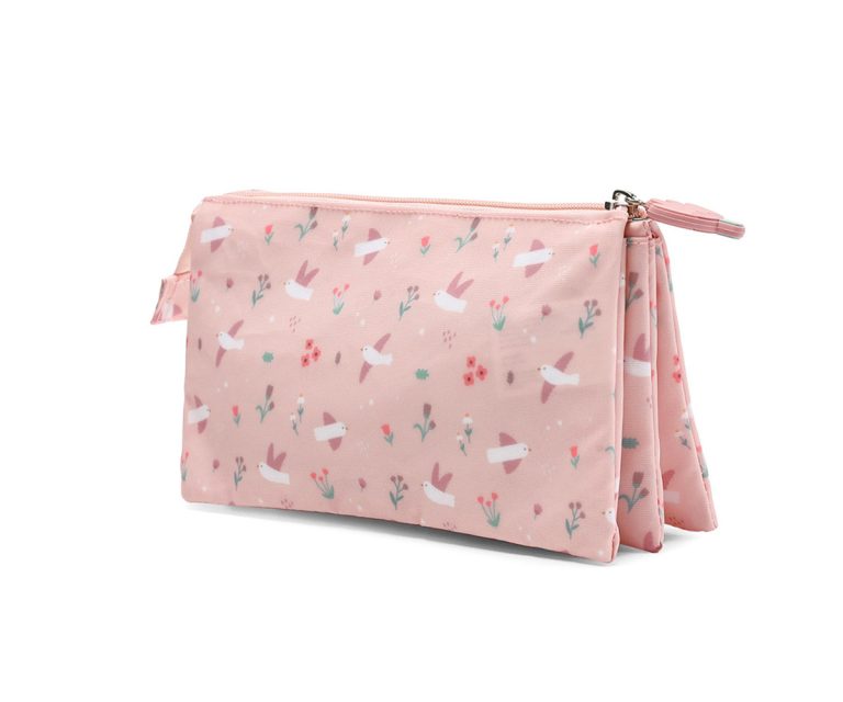 Estuche 3 Compartimentos Blossom Birds Personalizable - Imagen 1