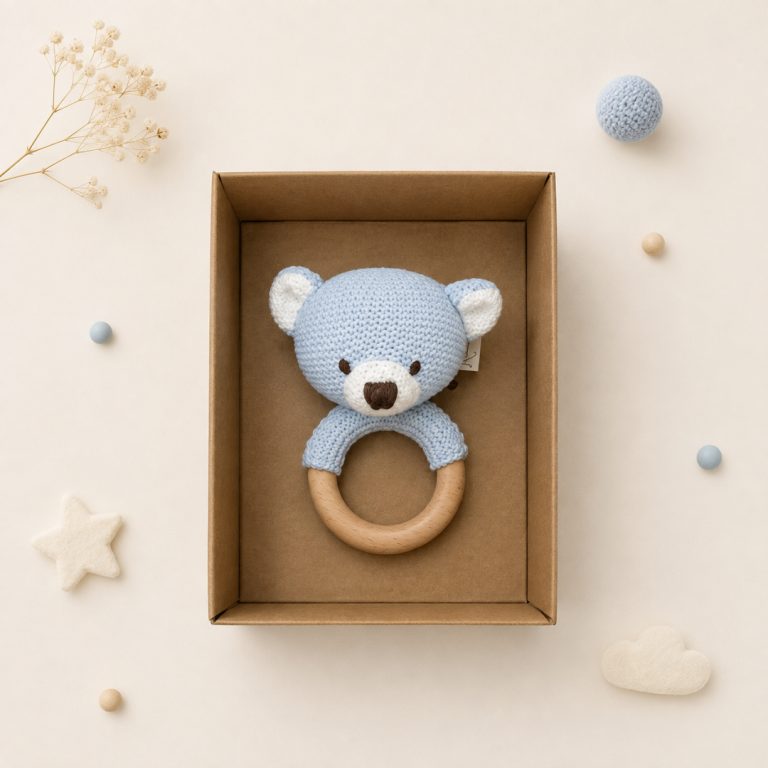 Sonajero Oso Celeste - Imagen 1