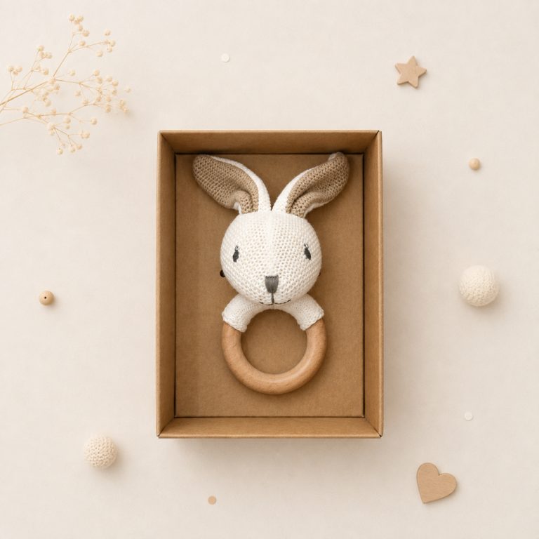 Sonajero Conejo Blanco - Imagen 1